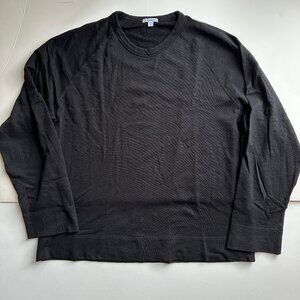 James Perse 100% Supima Cotton Pullover - Black - Size 5 (XXL)